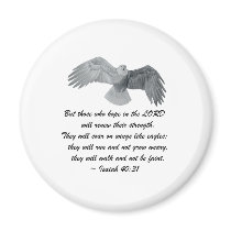 On wings like Eagles - Is 40:31 Magnets