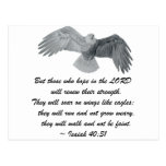 On wings like Eagles - Is 40:31 Postcard