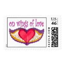 On Wings of Love Stamp