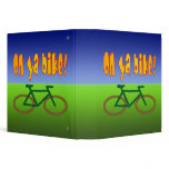 On Ya Bike! Cycling Go Green Zero Emissions binders