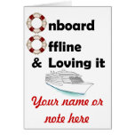 Onboard & Offline Greeting Card
