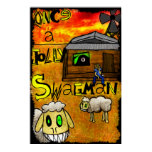 Poster of the The Martians Are Here Story - Once A Jolly Swagman by Simon Meddings Once A Jolly Swagman Poster