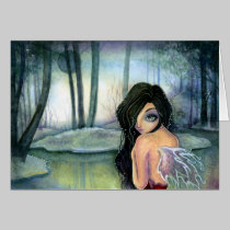 Once in a blue moon - blank card cards