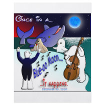 ONCE IN A BLUE MOON PERSONALIZED FLYER