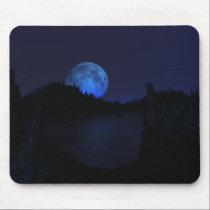 Once In A Blue Moon Mouse Pad mousepads