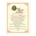 Once upon a time... Baby Shower Invitation Post Cards