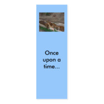 Once upon a time... Bookmark business cards