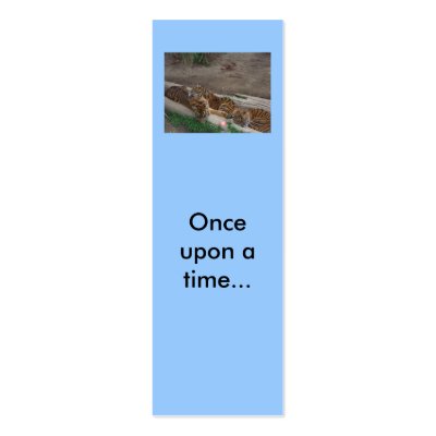 Once upon a time... Bookmark Profile card by SeaAngel