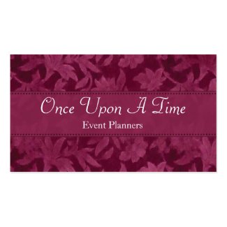 Once Upon A Time Elegant Profile/Business Card Standard Business Card