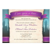 Once Upon a Time Fairytale Wedding Invitations invitations
