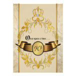 Once Upon A Time Monogram Fantasy Wedding Invite