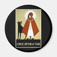Once Upon a Time - WPA Poster - Refrigerator Magnet