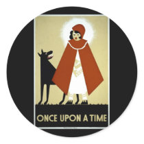 Once Upon a Time - WPA Poster - stickers