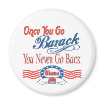 Once You Go Barack magnets by BuzzEdition Once You Go Barack magnets