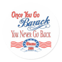 Once You Go Barack stickers by BuzzEdition Once You Go Barack stickers