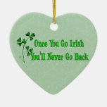 Once You Go Irish Christmas Tree Ornaments