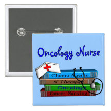 Oncolgoy Nurse "Books" Design Pins
