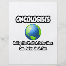 Oncologists...Making the World a Better Place Personalized Flyer