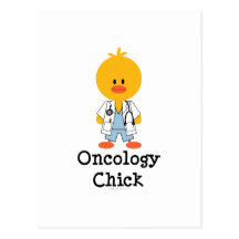 Oncology Chick Postcard