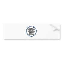 Oncology Nurse...Because I Said So bumper stickers