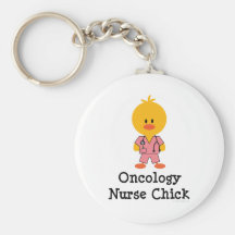 Oncology Nurse Chick Keychain
