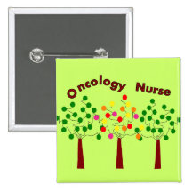Oncology Nurse T-Shirts and Gifts Pin