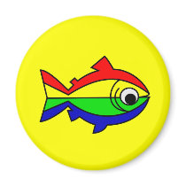 Oncor Hynchus Mykiss - Raibow Trout Fridge Magnet
