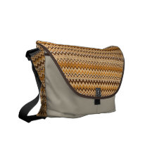 Onda Chevron Brown Bolsa Messenger