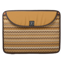 Onda Chevron Brown Fundas Macbook Pro