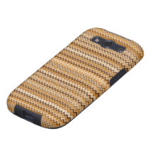 Onda Chevron Brown Galaxy S3 Fundas