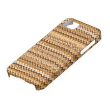 Onda Chevron Brown iPhone 5 Case-Mate Cárcasa