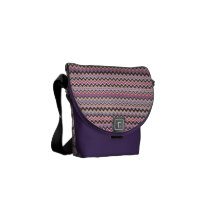 Onda Chevron intrépido Bolsa Messenger