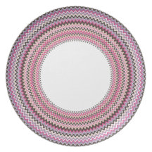 Onda Chevron intrépido Plato Para Fiesta