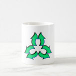 Ondas de las flechas de Wellen Pfeile Taza