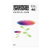 One abstract flower gift products postage