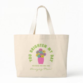 One Amazing Mom: Mothers Day Tote bag