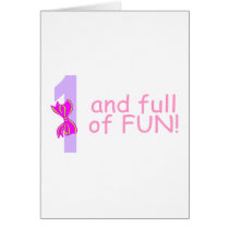 One And full Of Fun (Bow) cards