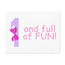 One And full Of Fun (Bow) postcards