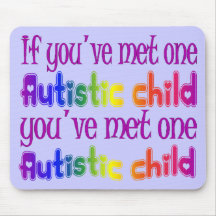 One Autistic Child Mouse Pad