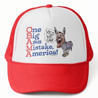 One Big Ass Mistake America Anti Obama Gear hat
