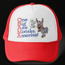 One Big Ass Mistake America Anti Obama Gear hats