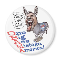 One Big Ass Mistake America Anti Obama Gear magnets