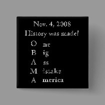 One Big Ass Mistake America Button - Square buttons