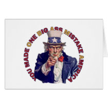 One Big Ass Mistake America Cards