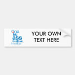 One big ass mistake, America Faded.png Bumper Stickers