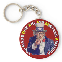 One Big Ass Mistake America Key Chains