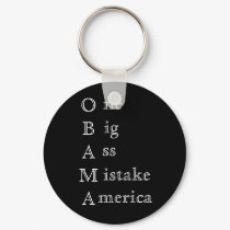 One Big Ass Mistake America Keychain