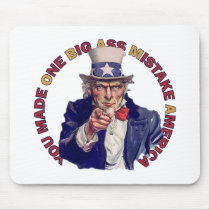 One Big Ass Mistake America Mouse Pad