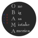 One Big Ass Mistake America Sticker by TeleComCal One Big Ass Mistake America Sticker