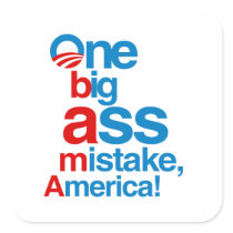 One big ass mistake, America - stickers